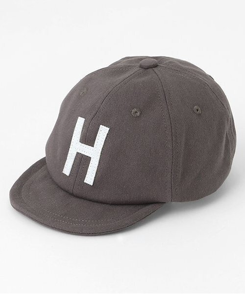 petit main（プティマイン）の「アルファベットロゴキャップ（キャップ・キッズ・チャコール/ネイビー/アイボリー・50cm/52cm/54cm）」の18枚目の写真