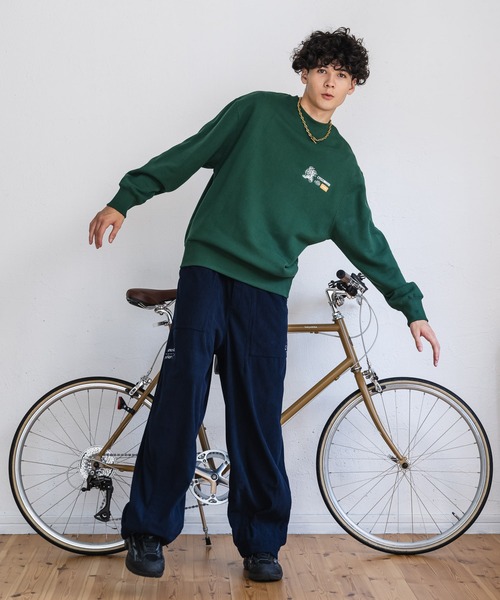 kaoyorinakami（カオヨリナカミ）の「punchbike sweat / パンチバイクスウェット（スウェット・メンズ・ブラック/グレー/グリーン・X-SMALL/SMALL/MEDIUM/LARGE/X-LARGE）」の18枚目の写真