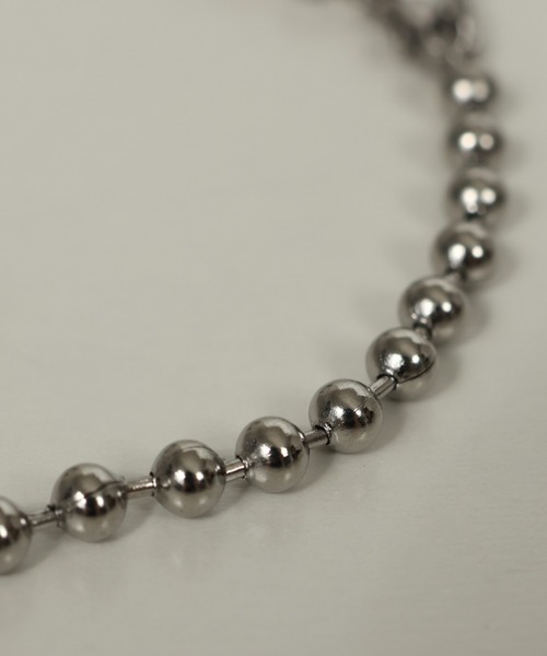 ORLEAN（オルレアン）の「金属アレルギー対応 ボールチェーンアンクレット サージカルステンレス（アンクレット・レディース・シルバー/ゴールド・フリー）」の9枚目の写真