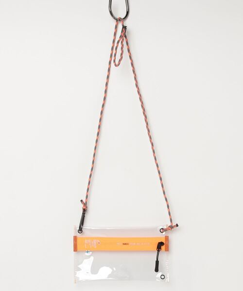 KAKSI(カクシ)の「KAKSI 2wayクリアサコッシュ(ショルダーバッグ・メンズ・オレンジ系/カーキ系/ブラック系/パープル系/グレー系/イエロー系・F)」の16枚目の写真