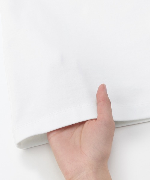 無印良品(ムジルシリョウヒン)の「婦人 起毛フライス編みハイネック長袖Tシャツ(Tシャツ/カットソー・レディース・ホワイト系/ブラック/ピンク/ライトグレー/ホワイト/ブラック系・XL/L/M/S)」の13枚目の写真