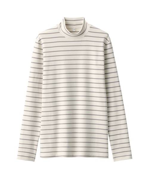 無印良品(ムジルシリョウヒン)の「婦人 起毛フライス編みハイネック長袖Tシャツ(Tシャツ/カットソー・レディース・ホワイト系/ブラック/ピンク/ライトグレー/ホワイト/ブラック系・XL/L/M/S)」の18枚目の写真