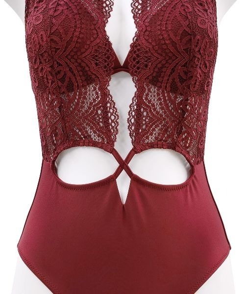 ANNEBRAレーススイムウェア ブラック