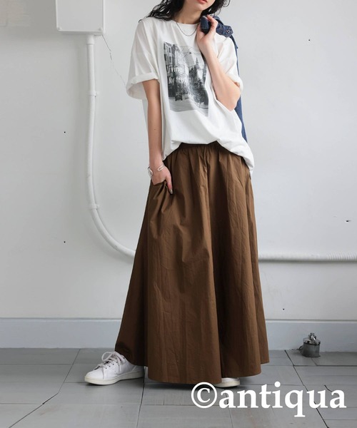 antiqua（アンティカ）の「ナイロンスカート（スカート・レディース・ブラック/ブラウン・ONESIZE）」の14枚目の写真