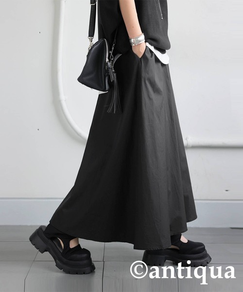 antiqua（アンティカ）の「ナイロンスカート（スカート・レディース・ブラック/ブラウン・ONESIZE）」の4枚目の写真