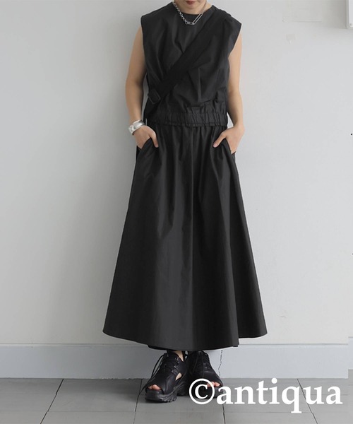 antiqua（アンティカ）の「ナイロンスカート（スカート・レディース・ブラック/ブラウン・ONESIZE）」の7枚目の写真