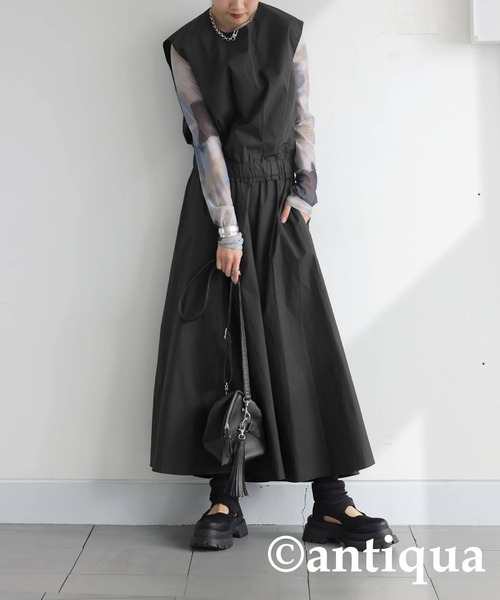 antiqua（アンティカ）の「ナイロンスカート（スカート・レディース・ブラック/ブラウン・ONESIZE）」の9枚目の写真