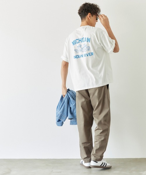 coca（coca）（コカ）の「ピンタックイージーチノパンツ（チノパンツ・メンズ・ブラック/カーキ・M/L/XL）」の7枚目の写真