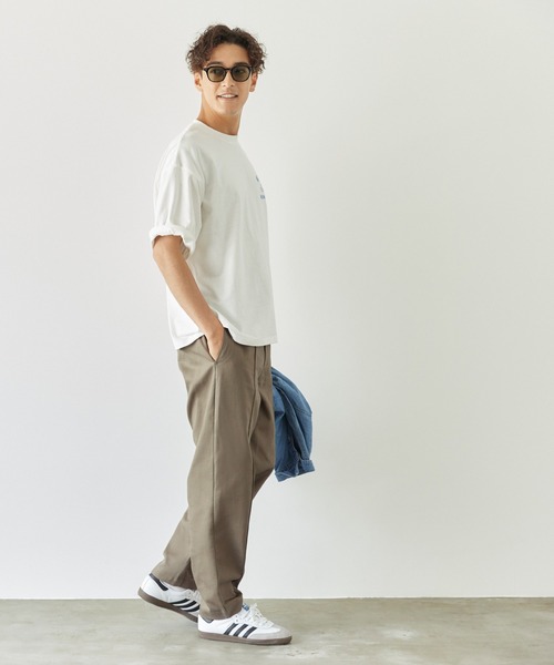 coca（coca）（コカ）の「ピンタックイージーチノパンツ（チノパンツ・メンズ・ブラック/カーキ・M/L/XL）」の5枚目の写真