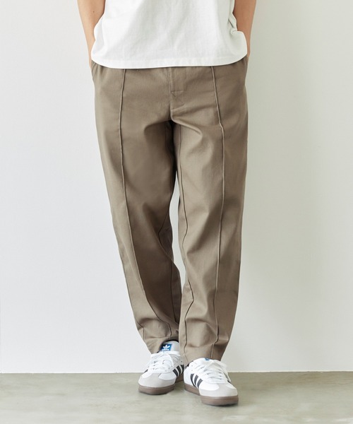 coca（coca）（コカ）の「ピンタックイージーチノパンツ（チノパンツ・メンズ・ブラック/カーキ・M/L/XL）」の6枚目の写真