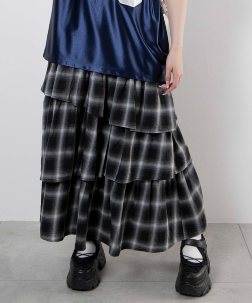 WEGO（ウィゴー）の「WEGO/コードデザイン厚底ボリュームシューズ（スニーカー・レディース・ホワイト/ブラック・LARGE/MEDIUM）」の12枚目の写真