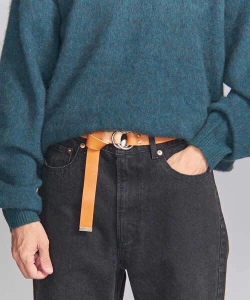 BEAUTY&YOUTH UNITED ARROWS（ビューティーアンドユースユナイテッドアローズ）の「＜Dhal＞ リング ベルト 25mm（ベルト・メンズ・ブラック/ナチュラル/ライム・FREE）」の3枚目の写真