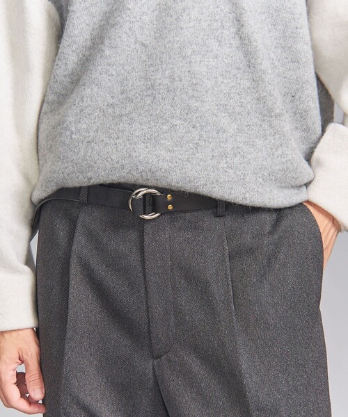 BEAUTY&YOUTH UNITED ARROWS（ビューティーアンドユースユナイテッドアローズ）の「＜Dhal＞ リング ベルト 25mm（ベルト・メンズ・ブラック/ナチュラル/ライム・FREE）」の13枚目の写真