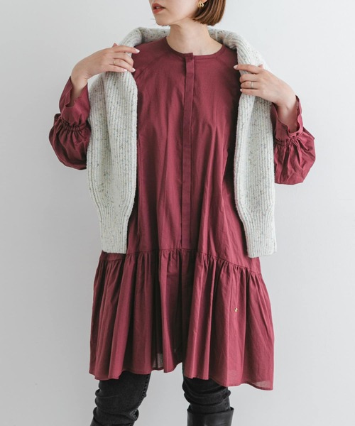 【セール】F by ROSSO コットンボイルミニワンピース（ワンピース）｜F by ROSSO（エフバイロッソ）