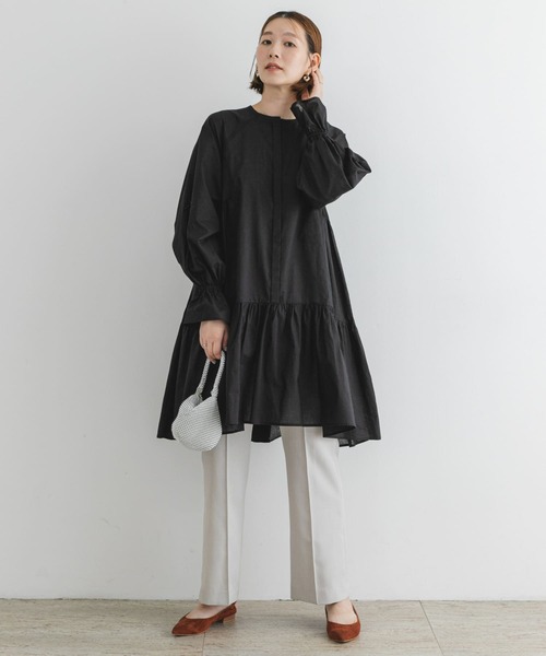 F by ROSSO（エフバイロッソ）の「F by ROSSO　コットンボイルミニワンピース（ワンピース・レディース・ブルー系その他/ボルドー/ブラック・FREE）」の21枚目の写真