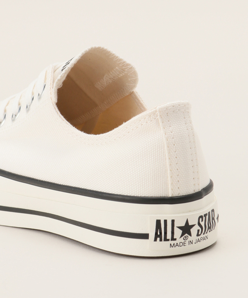 CONVERSE(コンバース)の「【CONVERSE/コンバース】CANVAS ALL STAR J OX:スニーカー(スニーカー・レディース・ホワイト・23.5cm/24cm/24.5cm/25cm/25.5cm/23cm)」の5枚目の写真