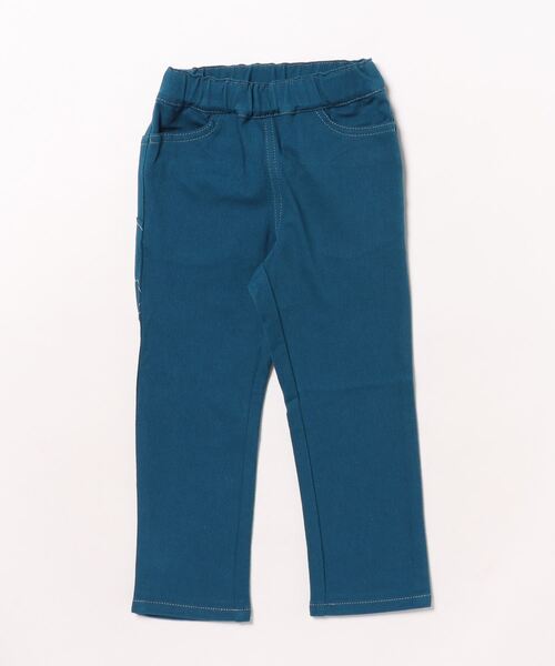 HAKKA KIDS(ハッカキッズ)の「恐竜モチーフアップリケ のびのびストレッチカットツイルストレートパンツ(その他パンツ・キッズ・カーキ/ブルー/マスタード/チャコール・130cm/110cm/120cm/100cm)」の3枚目の写真