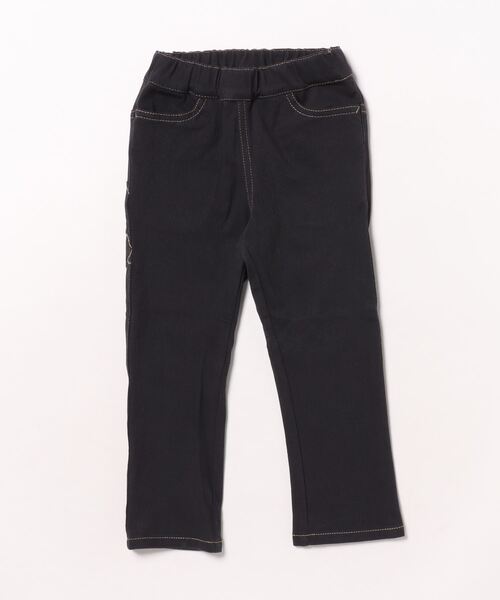 HAKKA KIDS(ハッカキッズ)の「恐竜モチーフアップリケ のびのびストレッチカットツイルストレートパンツ(その他パンツ・キッズ・カーキ/ブルー/マスタード/チャコール・130cm/110cm/120cm/100cm)」の2枚目の写真