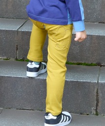 hakka kids（ハッカキッズ）の「恐竜モチーフアップリケ　のびのびストレッチカットツイルストレートパンツ（その他パンツ）」