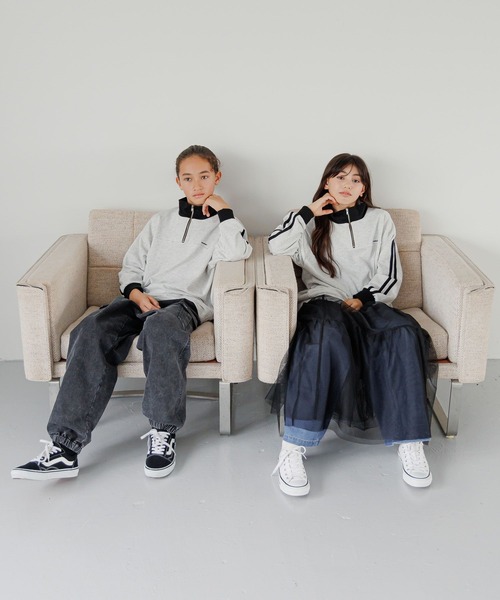 GLOBAL WORK(グローバルワーク)の「裏起毛ワイドデニム/147483(デニムパンツ・キッズ・ブルー/ブラック・130cm/140cm/150cm/160cm)」の10枚目の写真