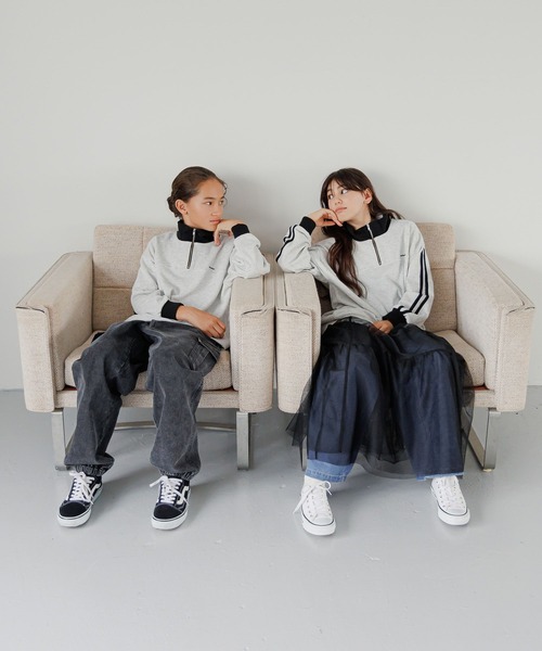 GLOBAL WORK(グローバルワーク)の「裏起毛ワイドデニム/147483(デニムパンツ・キッズ・ブルー/ブラック・130cm/140cm/150cm/160cm)」の11枚目の写真