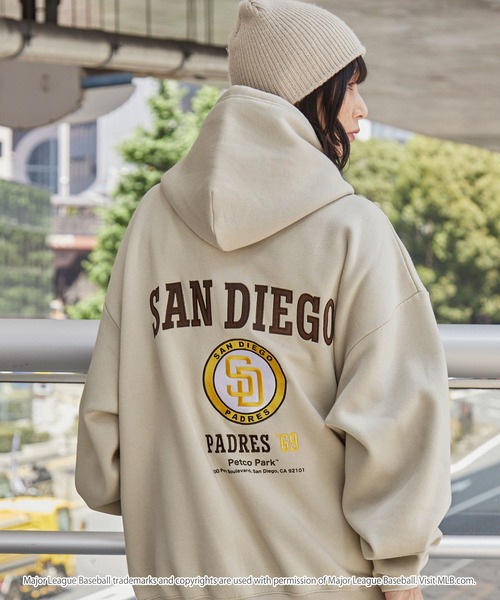 セール】MLB/メジャーリーグベースボール 別注 ロゴ刺繍バックデザイン