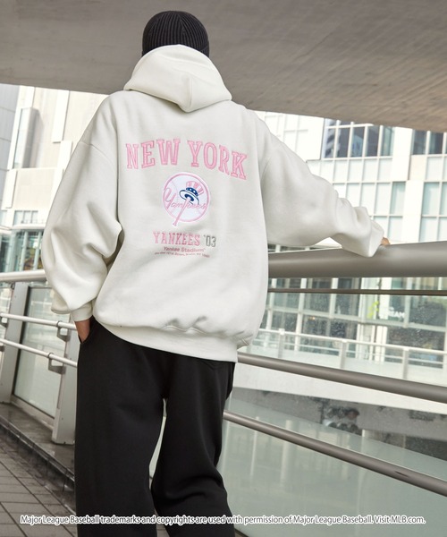 セール】MLB/メジャーリーグベースボール 別注 ロゴ刺繍バックデザイン