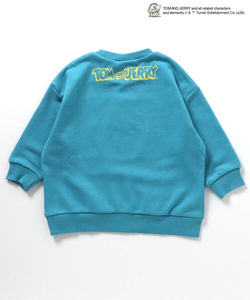 Tom＆Jerry（トムアンドジェリー）の「WEB限定トムとジェリーバラエティトレーナー（スウェット・キッズ・チャコール/イエロー/アイボリー/ブルー/ブラウン/ピンク・80/90/100/110/120/130/140）」の7枚目の写真