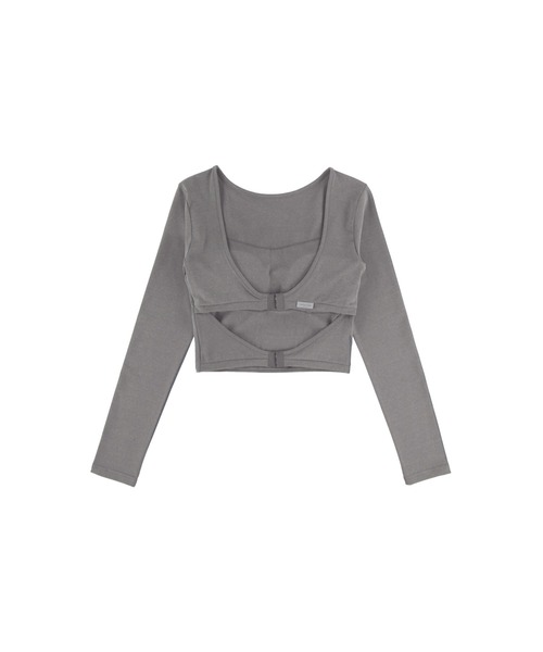 ALEXIA STAM バックアジャスター長袖トップス ALEXIA STAM（アリシアスタン）の「Wellness Back Adjuster Long