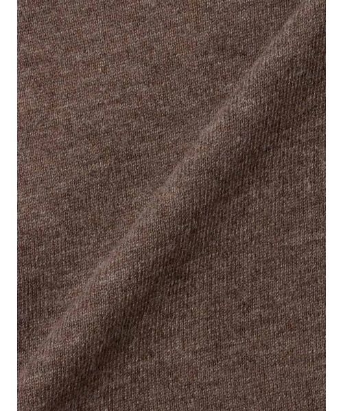 TRANS CONTINENTS(トランスコンチネンツ)の「TRANS CONTINENTS 無染色タートルネックニット ブラウン/ベージュ 【洗える】(ニット/セーター・メンズ・ブラウン/ベージュ・L/M)」の4枚目の写真
