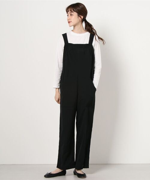 6roku＊ロクCOTTON SOME ALL IN ONEオールインワン黒36