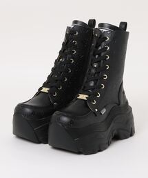 「YOSUKE/ヨースケ」厚底レースアップショートブーツ