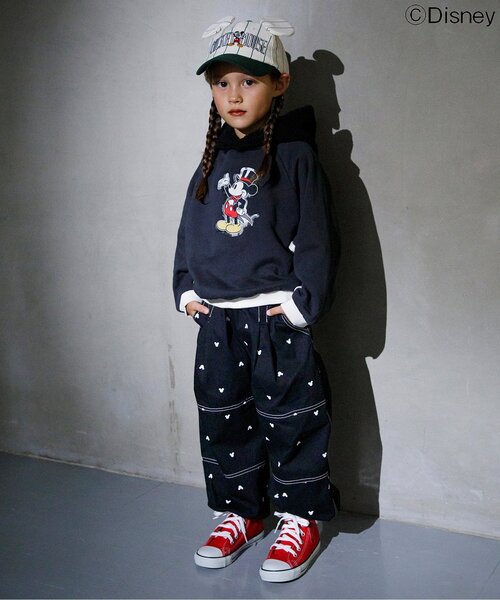 セール】WEB限定 ディズニーキャラクター/総刺繍ワイドパンツ（その他