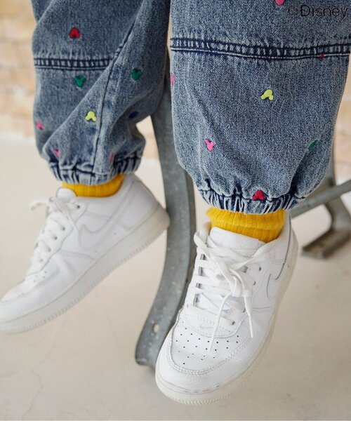 セール】WEB限定 ディズニーキャラクター/総刺繍ワイドパンツ（その他