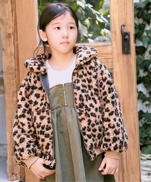 ikka（イッカ）の「リバーシブルボアブルゾン（110~160cm）（ブルゾン・キッズ・オリーブ/ダークグレー/ベージュ・S/M/L/XL/XS）」の17枚目の写真