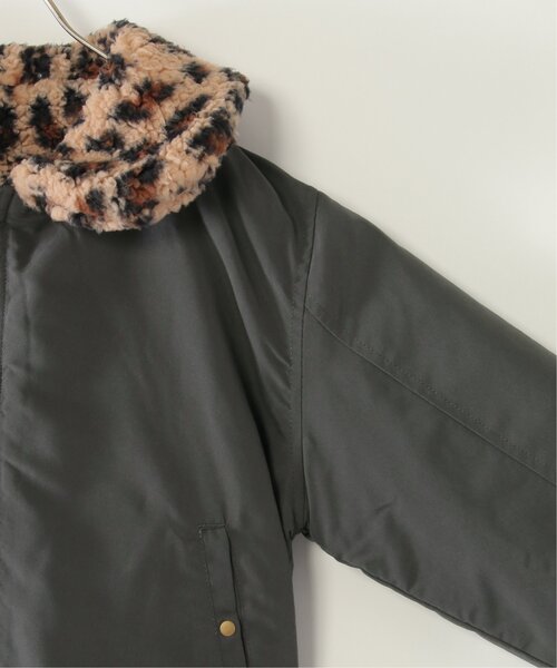 ikka（イッカ）の「リバーシブルボアブルゾン（110~160cm）（ブルゾン・キッズ・オリーブ/ダークグレー/ベージュ・S/M/L/XL/XS）」の21枚目の写真