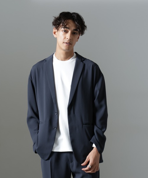 ナノユニバース　セットアップ　ネイビー Damerino」TEXBRID(R)×SPX 4WAYストレッチ セットアップ | NANO