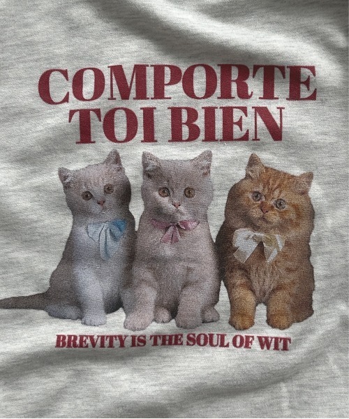 kutir(クティール)の「アソートデザインスウェットプルオーバー(スウェット・レディース・チャコール/オートミール/ダークグレー/ボルドー/ブルー/グレー・FREE)」の12枚目の写真