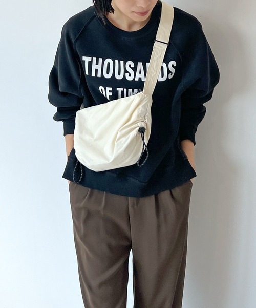 STELLA FISH(ステラフィッシュ)の「2wayリバーシブルロゴ配色ステッチスウェット(スウェット・レディース・ピンク/ブラック/グレー・FREE)」の20枚目の写真