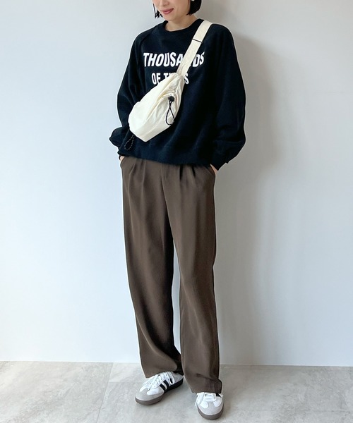 STELLA FISH(ステラフィッシュ)の「2wayリバーシブルロゴ配色ステッチスウェット(スウェット・レディース・ピンク/ブラック/グレー・FREE)」の22枚目の写真