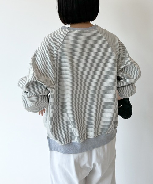 STELLA FISH(ステラフィッシュ)の「2wayリバーシブルロゴ配色ステッチスウェット(スウェット・レディース・ピンク/ブラック/グレー・FREE)」の11枚目の写真