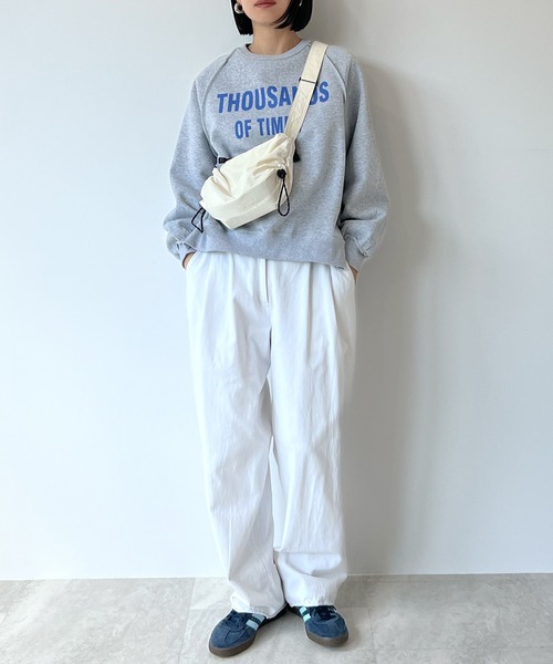 STELLA FISH(ステラフィッシュ)の「2wayリバーシブルロゴ配色ステッチスウェット(スウェット・レディース・ピンク/ブラック/グレー・FREE)」の15枚目の写真