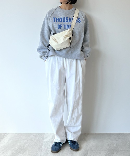 STELLA FISH(ステラフィッシュ)の「2wayリバーシブルロゴ配色ステッチスウェット(スウェット・レディース・ピンク/ブラック/グレー・FREE)」の16枚目の写真