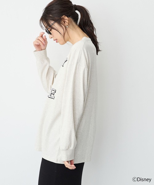 Disney(ディズニー)の「【anyfee】《Disney/ディズニー》ミッキーマウスオールドグラフィックプリントTシャツ(Tシャツ/カットソー・レディース・アイボリー/チャコール・M-L/LL~3L/4L~5L)」の22枚目の写真