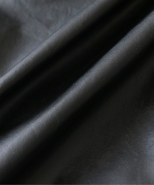 cheriella（シェリエラ）の「【cheriella】サイドドロストレザーライクビッグブルゾン（ブルゾン・レディース・ブラック・FREE）」の18枚目の写真