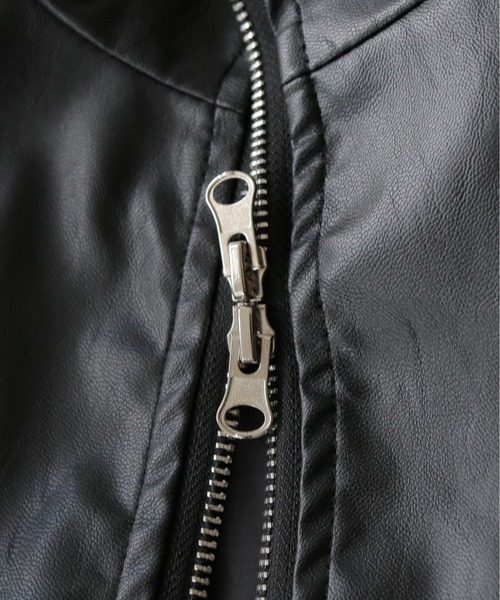 cheriella（シェリエラ）の「【cheriella】サイドドロストレザーライクビッグブルゾン（ブルゾン・レディース・ブラック・FREE）」の15枚目の写真