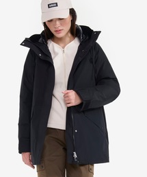 GORE-TEX ゴアテックス DUPONT SORONA中綿 防水 透湿 防風 フーデッドダウンジャケット / パファージャケット