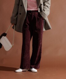 その他パンツ（レッド/赤色系・コーデュロイ）ファッション通販