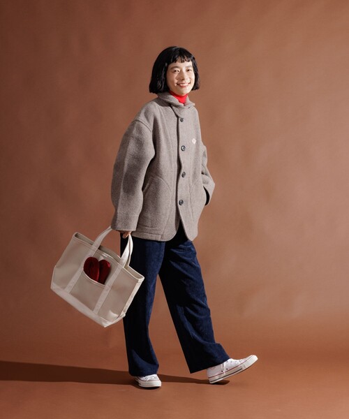 FREAK'S STORE（フリークスストア）の「フラットコーデュロイパンツ/イージーパンツ（その他パンツ・レディース・グレー/ベージュ/ネイビー/ワイン・SMALL/MEDIUM）」の12枚目の写真