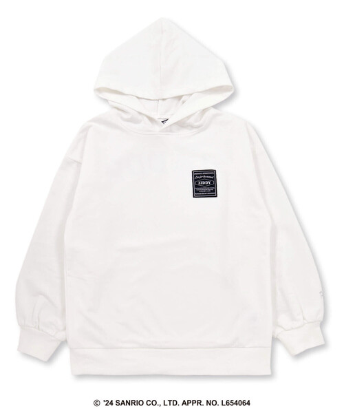 ZIDDY（ジディ）の「【ZIDDY×ポチャッコ】キラッとメタルジェットプリントフーディー(130~160cm)（スウェット・キッズ・ブラック/ホワイト・130cm/150cm/FREE/140cm）」の11枚目の写真